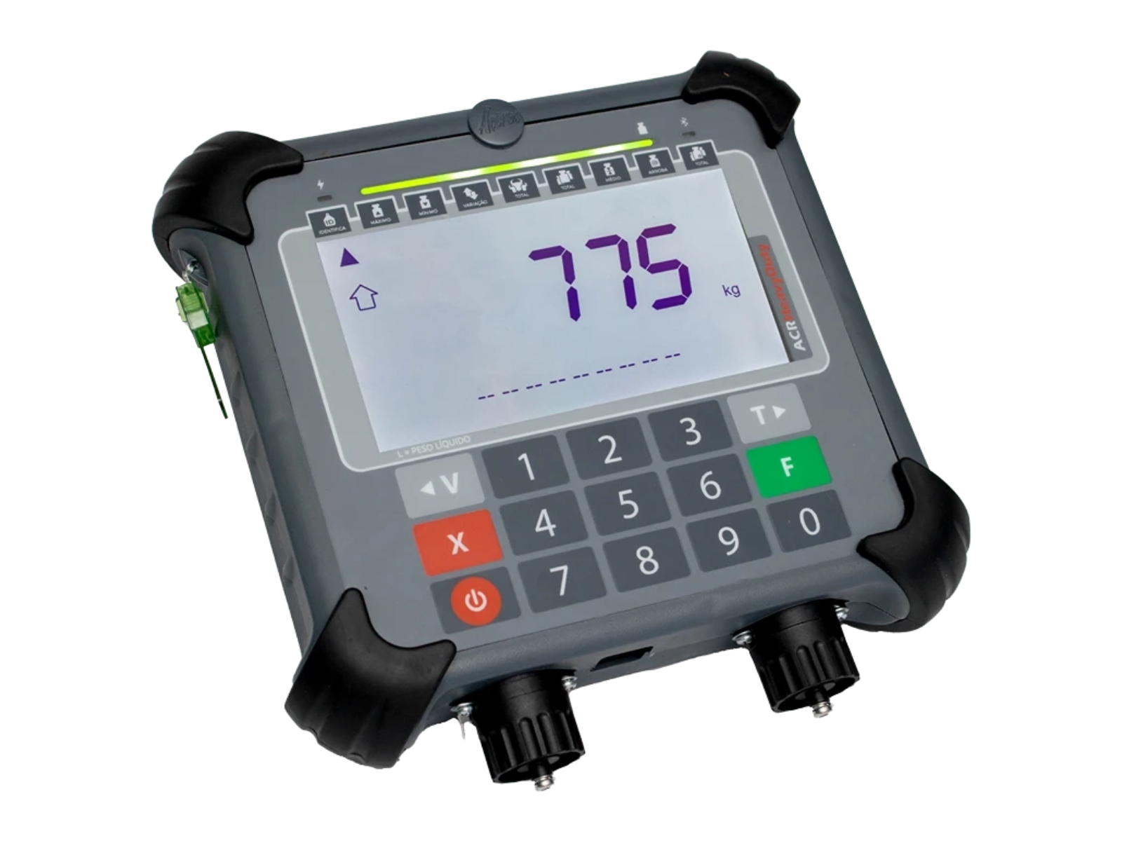 Indicador da balança eletrônica industrial Açôres ACR Heavy Duty com teclado numérico